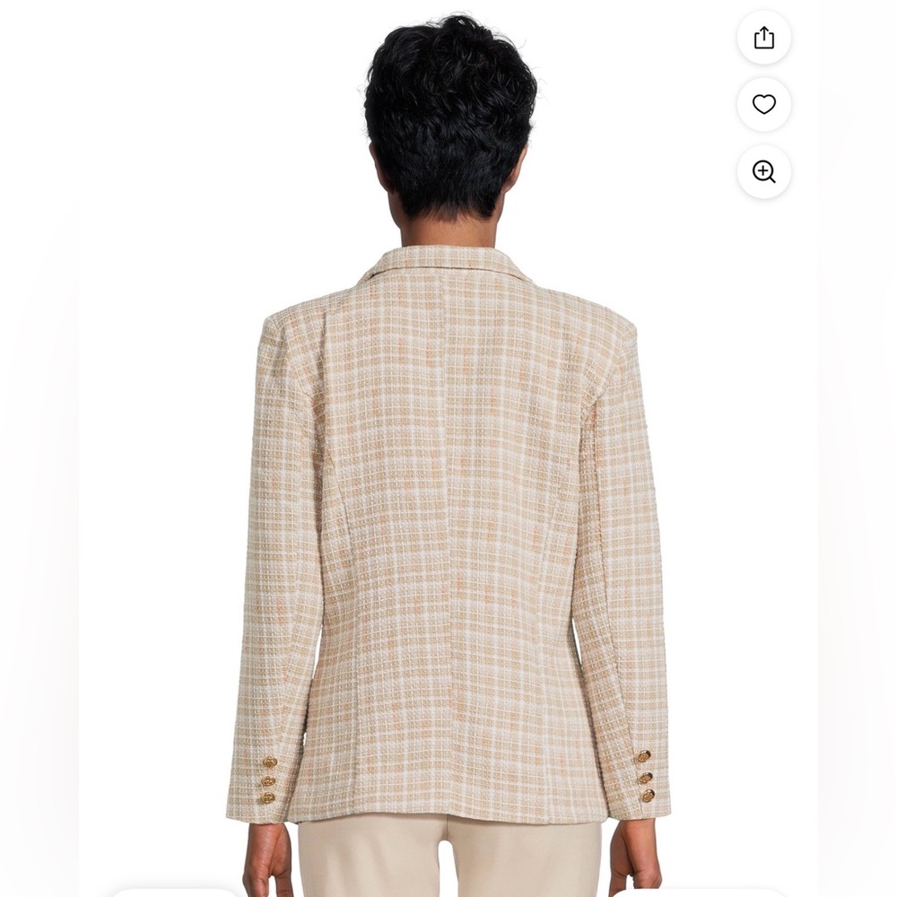 Attitude Unknown Women’s Blazer, Size XL NEW With Tags (Tan) - Picture 3 of 10